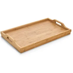 Bett-Tablett naturfarben 50 x 22 x 30 cm