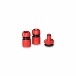 Bewässerungs-Set rot/schwarz 1/2", 4-teilig