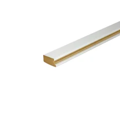 Bilderleiste weiß 19 x 40 x 2500 mm