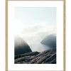 Bilderrahmen 'Iceland' Holz eichefarben 40 x 50 cm, Passepartout
