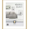 Bilderrahmen 'Madrid' Kunststoff natur 40 x 50 cm