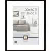 Bilderrahmen 'Madrid' Kunststoff schwarz 30 x 40 cm