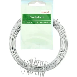 Bindedraht 2000 cm silbern