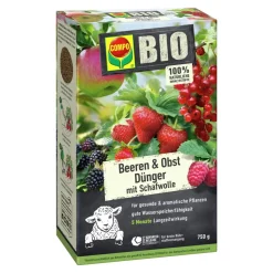 Bio-Beeren- und Obstdünger mit Schafwolle 750 g
