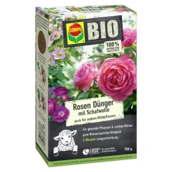 Bio-Rosendünger mit Schafwolle 750 g