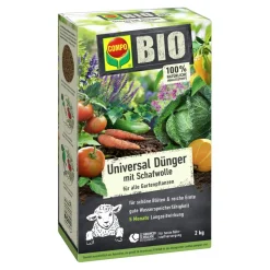 Bio-Universal Dünger mit Schafwolle 2kg