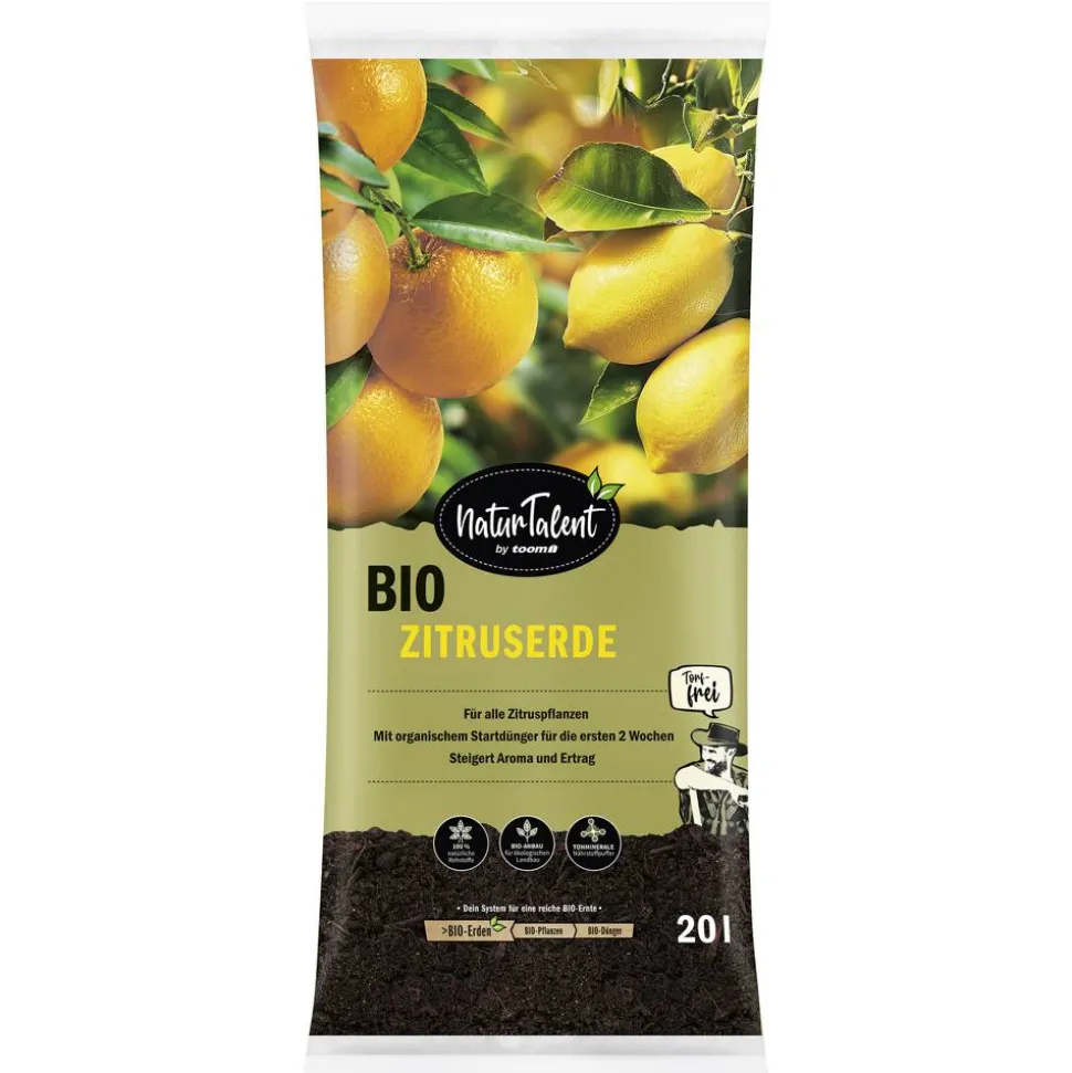Bio-Zitruserde 'Naturtalent' torffrei 20 l