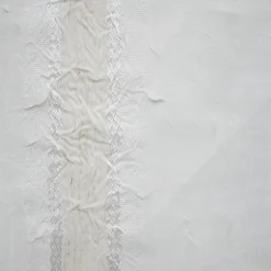 Bistrogardine "Casa" gestreift beige 140 x 48 cm