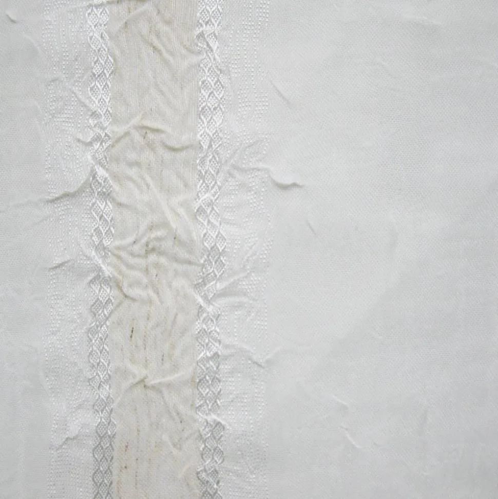 Bistrogardine "Casa" gestreift beige 140 x 48 cm