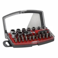 Bit-Satz mit Ratsche, 6,35 mm 1/4" 32-teilig