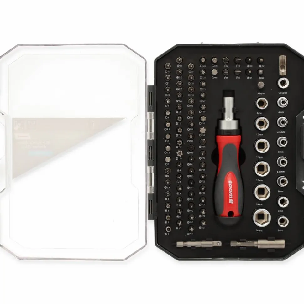 Bit-Schraubendreher-Set 1/4" 89-teilig