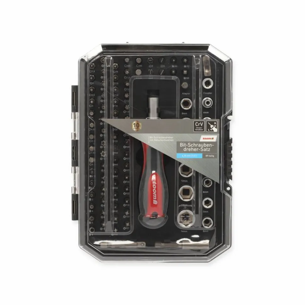 Bit-Schraubendreher-Set 1/4" 89-teilig