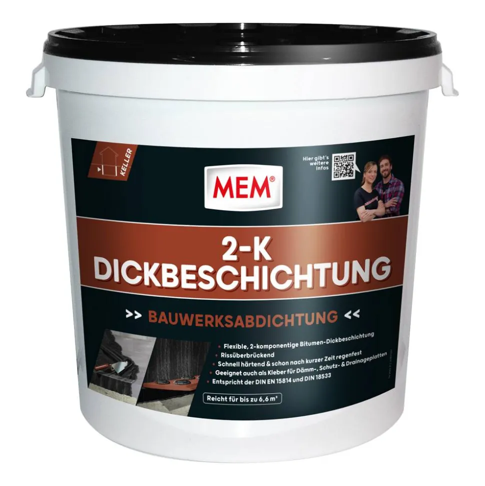 Bitumen-Dickbeschichtung '2-K' 30 kg