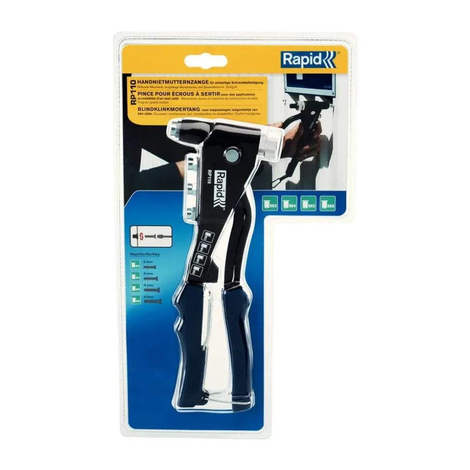 Blindnietmutterzange 'PR 110' schwarz für M3 - M6