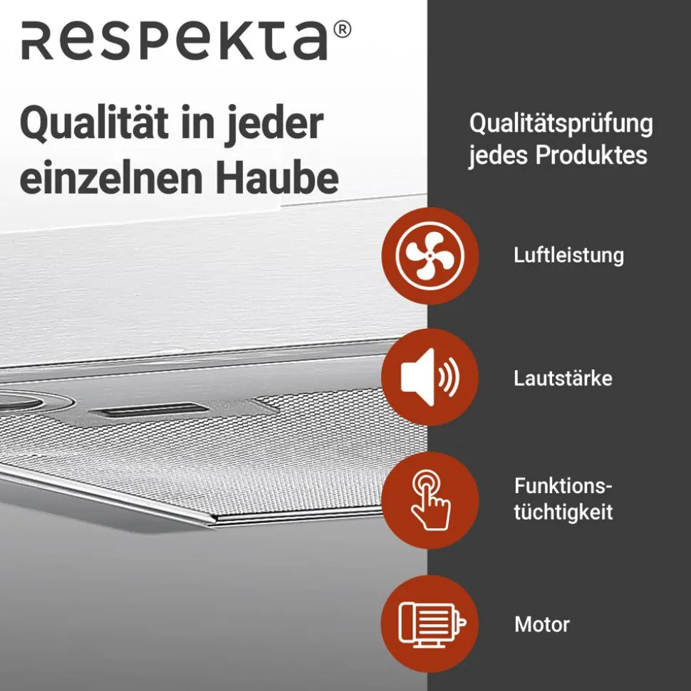 Blockhaube 'CH 22098 IXB' 60 cm, Edelstahl