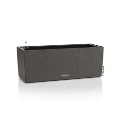 Blumenkasten 'BALCONERA Stone 50' graphitschwarz, Komplett-Set