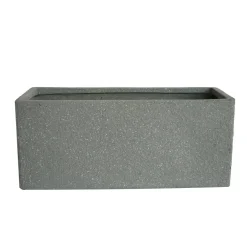 Blumenkasten 'Bosavi' Fibreclay grau 56 x 27 x 25 cm