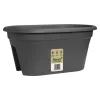 Blumenkasten 'Mediterran 2-way' grau 29,5 x 22,5 cm
