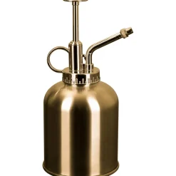 Blumensprüher Edelstahl messingfarben glänzend lackiert 0,25 l