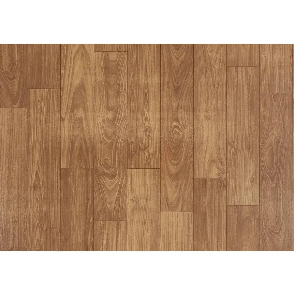 Bodenbelag CV 'Lugano' Stabparkettoptik braun Meterware Breite 2 m