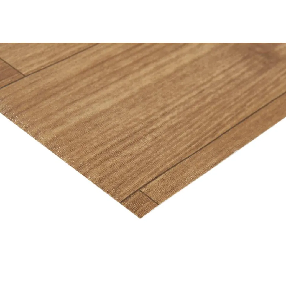 Bodenbelag CV 'Lugano' Stabparkettoptik braun Meterware Breite 2 m