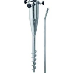 Bodendübel Stahl für Schirmmast mit Ø 38 - 58 mm