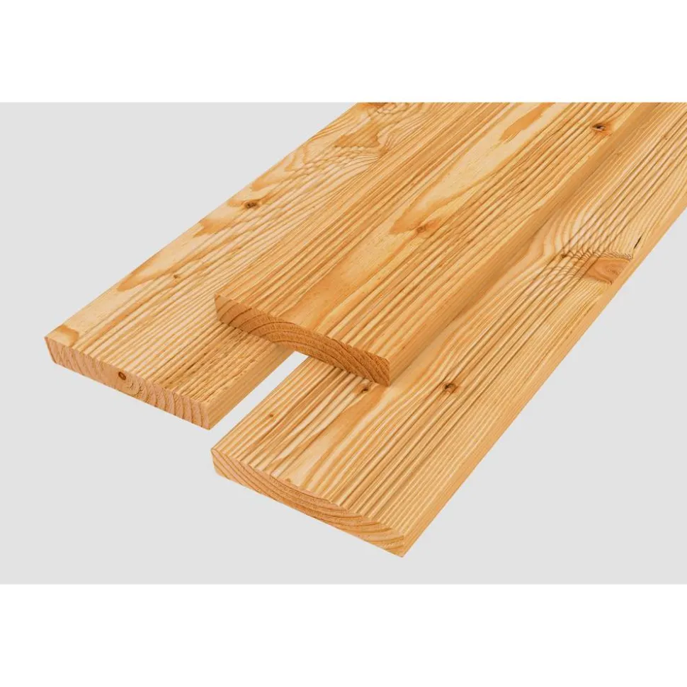 Bodendiele Holz naturfarben 2000 x 145 x 28 mm