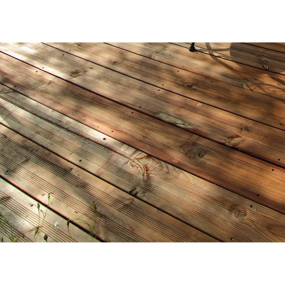 Bodendiele Holz naturfarben 2000 x 145 x 28 mm