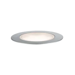Bodeneinbaustrahler 'Plug & Shine' 50 lm silber Ø 7 cm