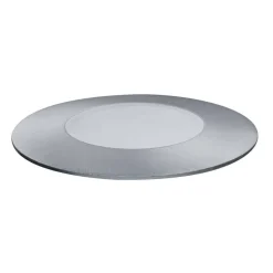 Bodeneinbaustrahler 'Plug & Shine' 50 lm silber Ø 5,5 cm