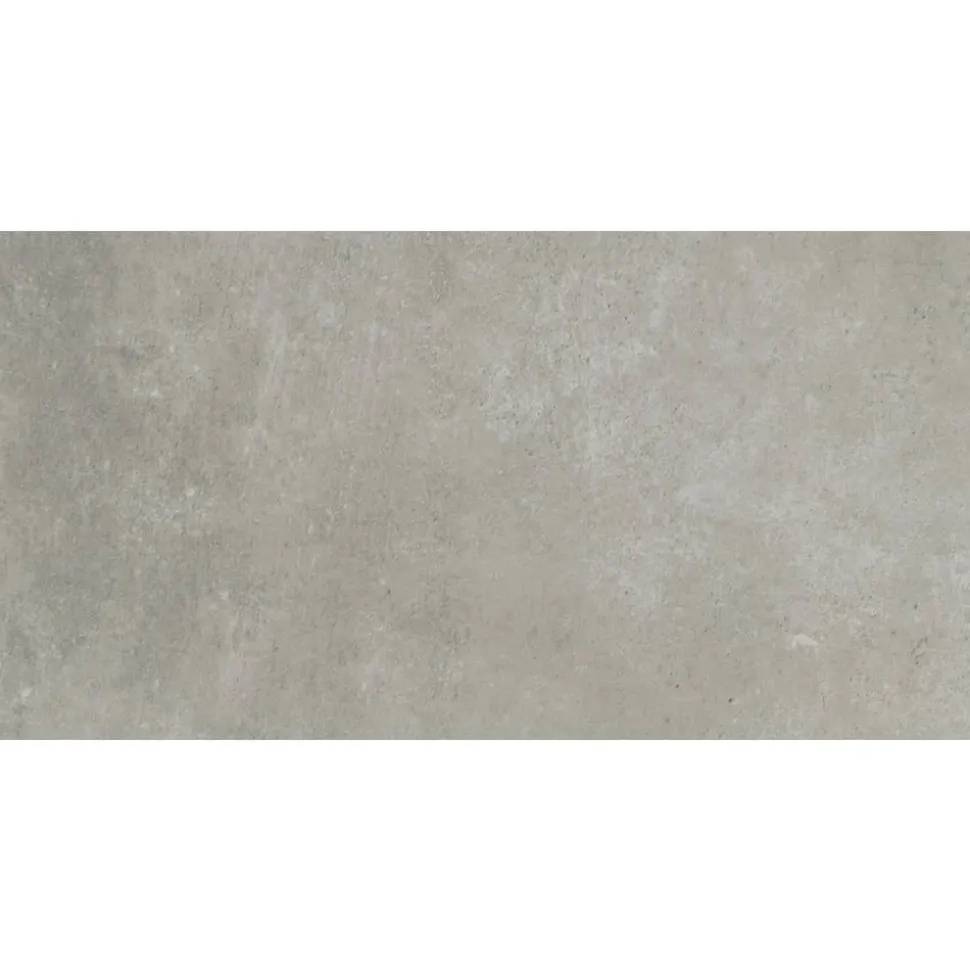 Bodenfliese 'Beton Fango' Feinsteinzeug 30,5 x 61 cm grau