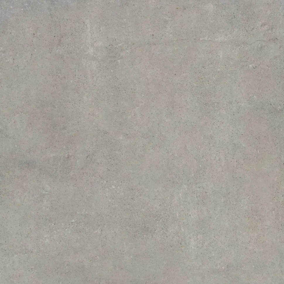 Bodenfliese 'Beton Fango' Feinsteinzeug 61 x 61 cm grau