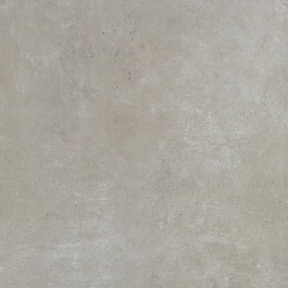 Bodenfliese 'Beton Fango' Feinsteinzeug 61 x 61 cm grau