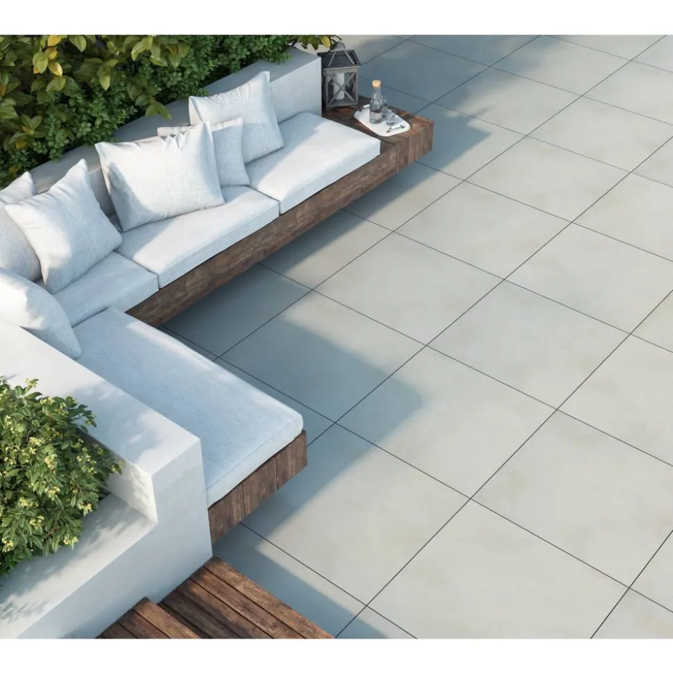 Bodenfliese 'Bisquit' Feinsteinzeug 60 x 60 cm beige