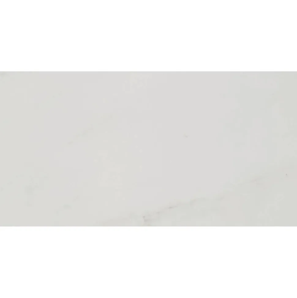 Bodenfliese 'Fontana' Feinsteinzeug weiß glänzend 30 x 60 cm