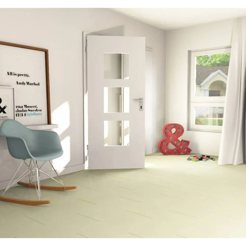 Bodenfliese 'Trend' Feinsteinzeug beige 30,5 x 61 cm