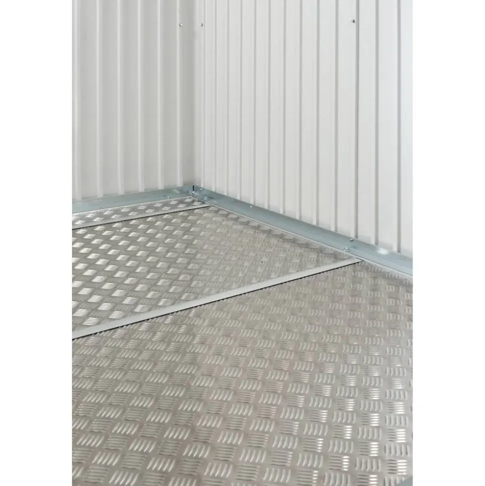 Bodenplatte für Gerätehaus "Europa" Aluminium 141,5 x 69,5 cm
