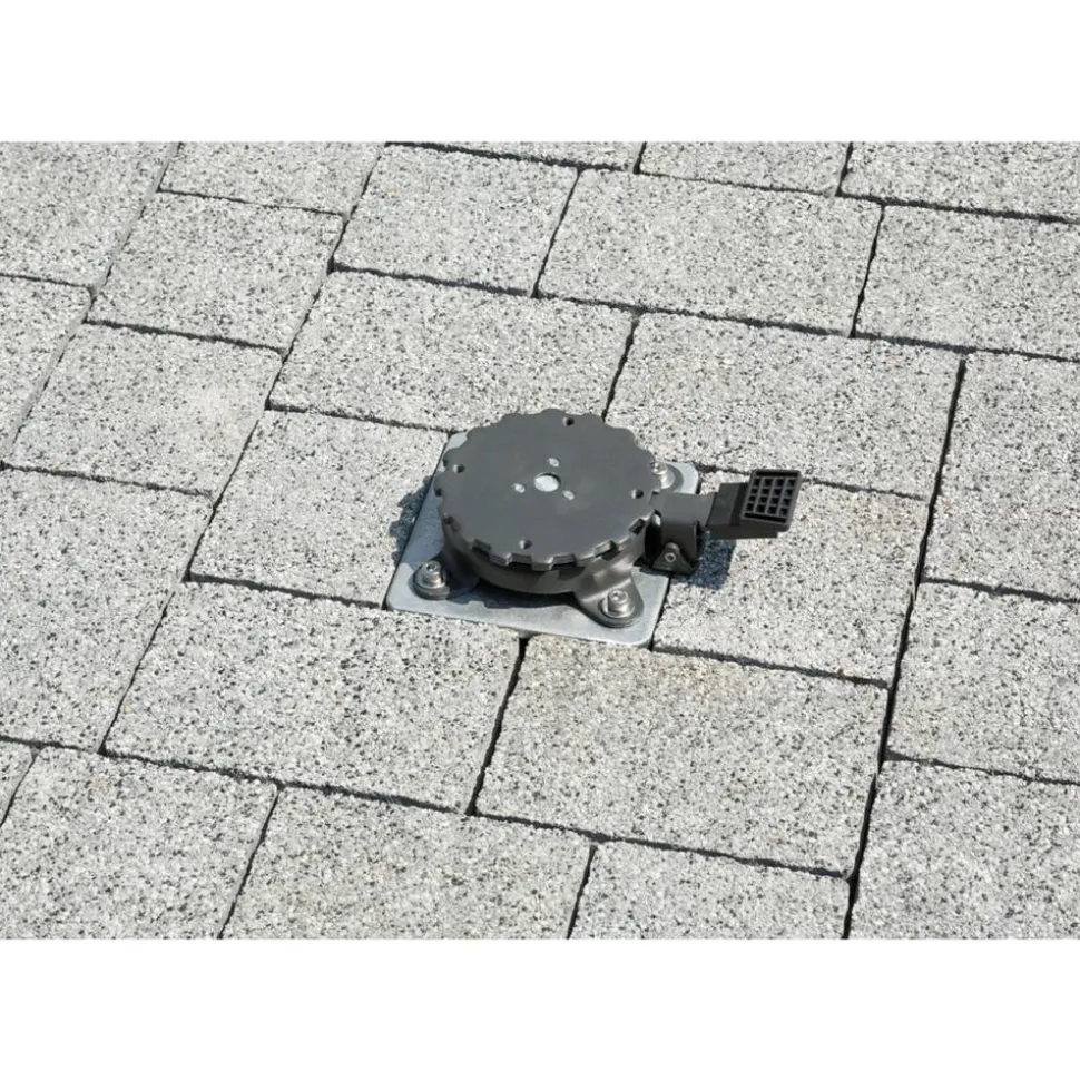 Bodenplatte Stahl 16 x 16 x 40 cm