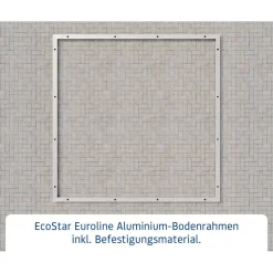 Bodenrahmen 'Euroline SD4/FD4/PD4' für Gerätehaus, 212 x 164 cm