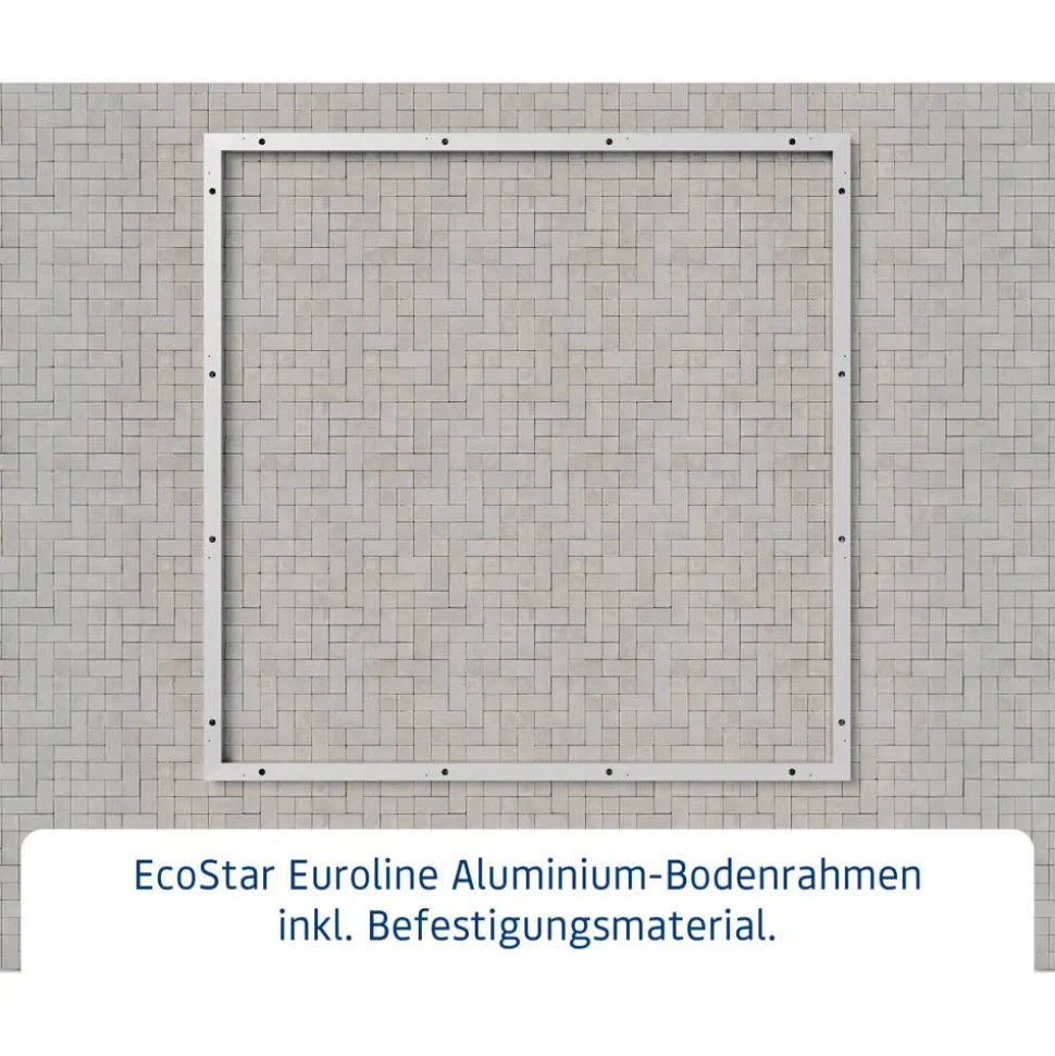 Bodenrahmen 'Euroline SD4/FD4/PD4' für Gerätehaus, 212 x 164 cm