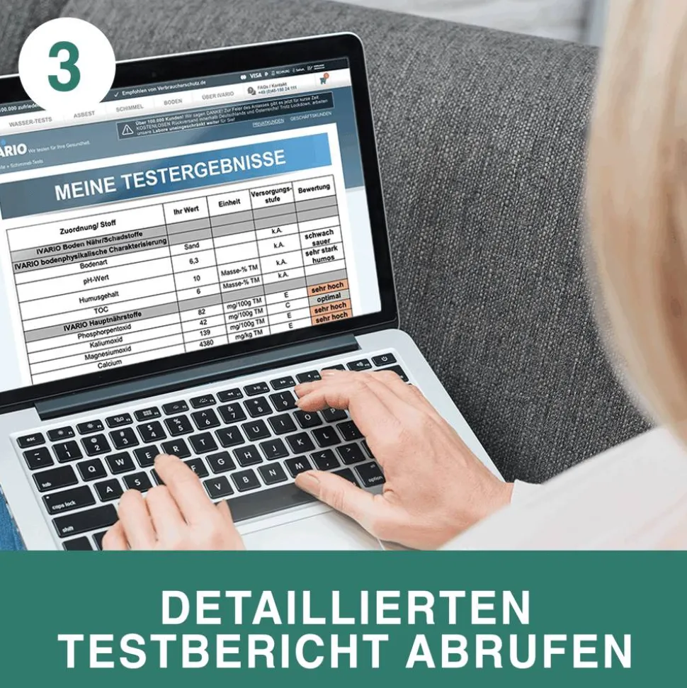 Bodentest '2-in-1 Komplett' 19 Prüfwerte