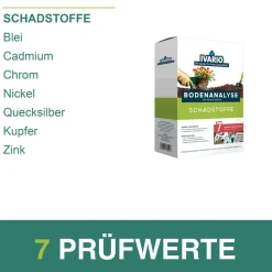 Bodentest 'Schadstoffe' 7 Prüfwerte