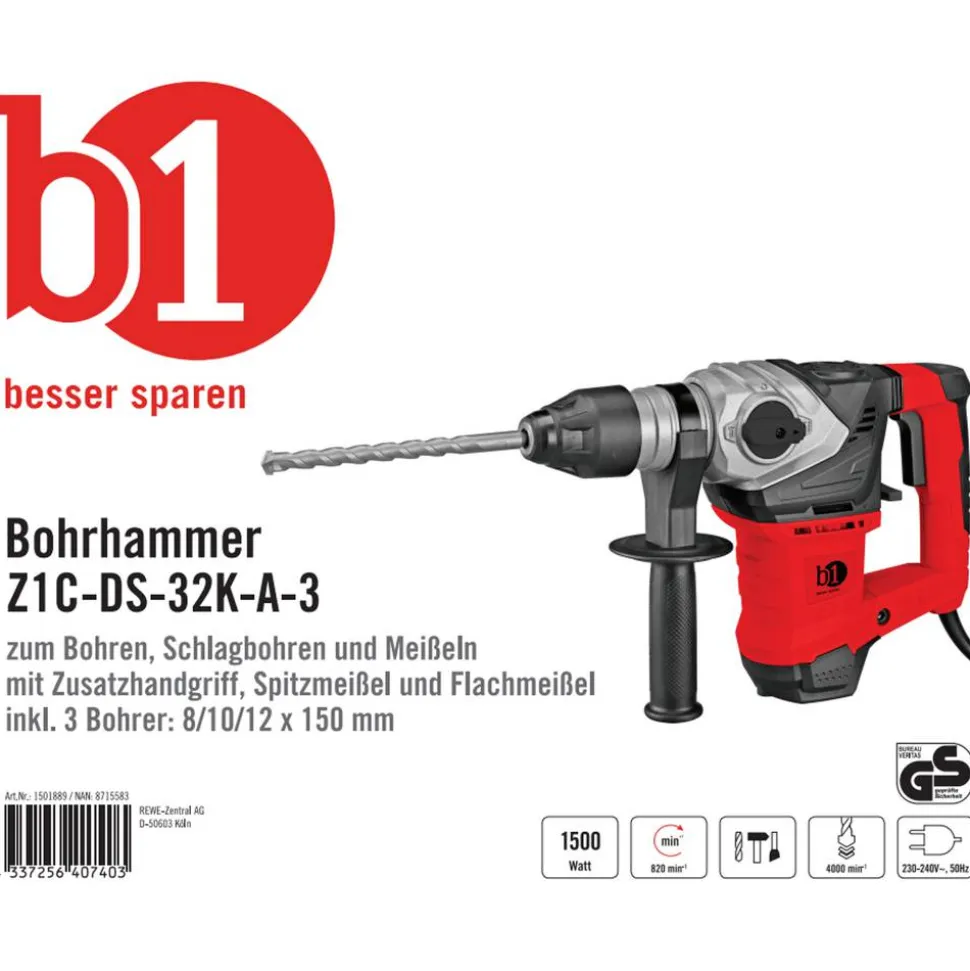 Bohrhammer 'Z1C-DS-32K-A-3' 1500 W