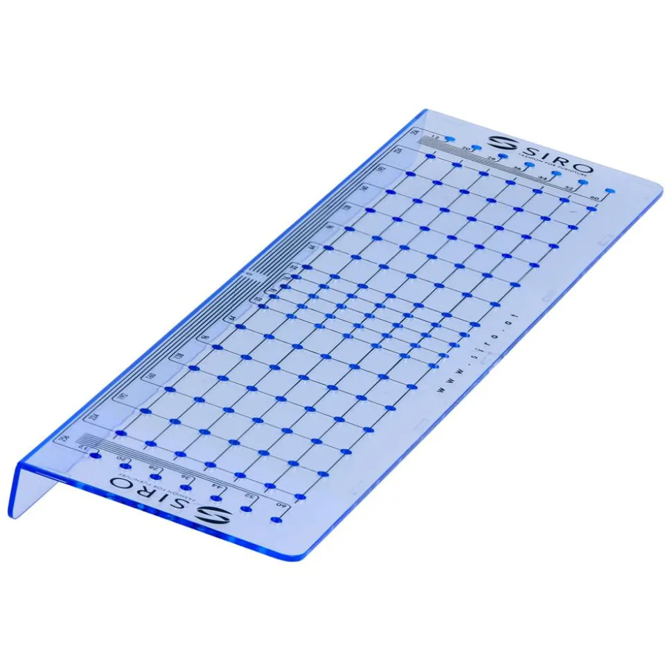 Bohrschablone für Griffe und Knöpfe 288 x 74 x 17 mm