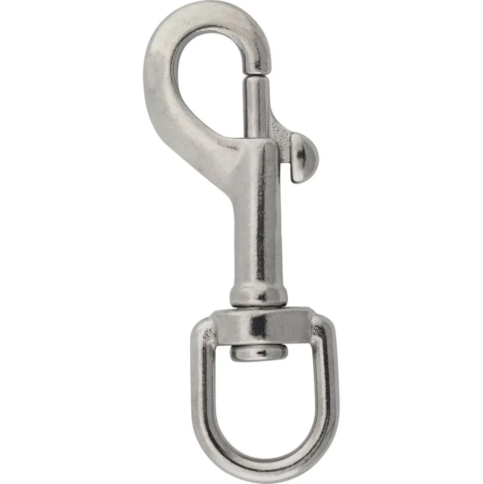 Bolzenkarabiner "NauticPro" Edelstahl 87 mm