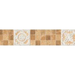 Bordürenfliese Agia beige 5x25cm