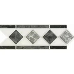 Bordürenfliese Caceres grau 7,5x20cm