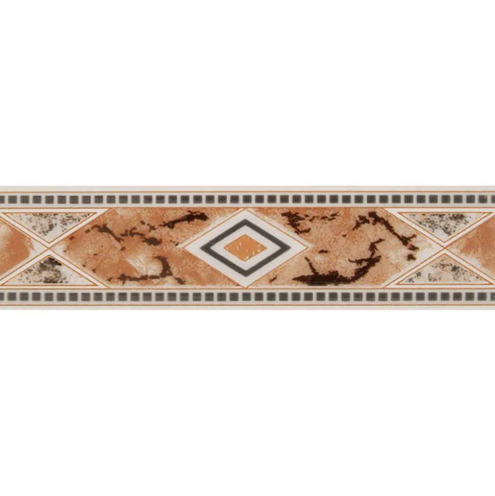 Bordürenfliese Malta Raute beige 6 x 25cm