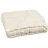 Boxkissen beige 40 x 40 x 8 cm