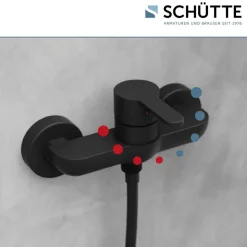 Brausearmatur 'Denver' matt schwarz